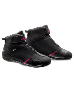 Basket moto femme IXON GAMBLER Noir Rose