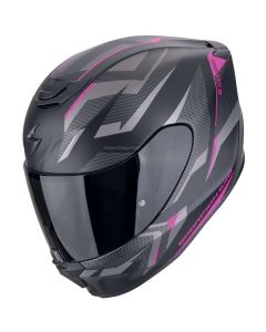 Casque moto SCORPION EXO-391 AAXO Noir mat Rose