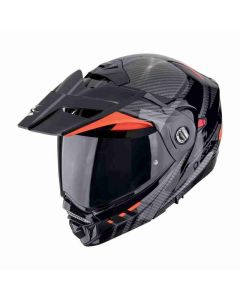 Casque moto modulable SCORPION ADX-2 LEWIS Noir Rouge