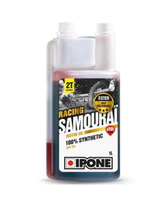 Huile moteur 2 temps moto IPONE SAMOURAI RACING 1L Fraise