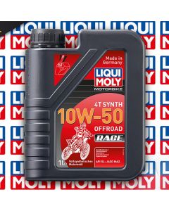 Huile moteur moto LIQUI MOLY OffRoad Race 4T 10W50 100% synthèse 1L