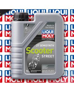 Huile moteur moto LIQUI MOLY Street 2T Scooter semi-synthèse 1L