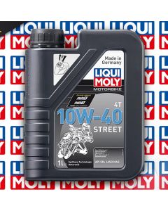 Huile moteur moto LIQUI MOLY Street 4T 10W40 semi-synthèse 1L