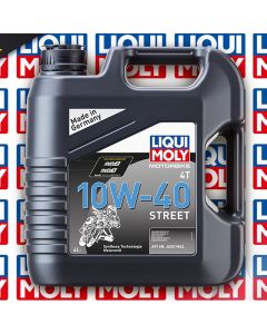 Huile moteur moto LIQUI MOLY Street 4T 10W40 semi-synthèse 4L