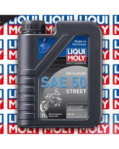 Huile moteur moto LIQUI MOLY Street 4T SAE 50 HD Classic 1L