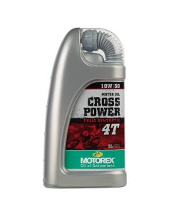 Huile moteur moto MOTOREX Cross Power 4T 5W40 100% synthétique 1L