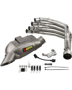 Ligne d'échappement moto AKRAPOVIC Racing Line Titane HONDA CB650F CB650R CBR650F CBR650R