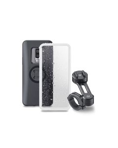 Pack complet SP-CONNECT Moto Bundle fixé sur guidon Samsung S9+