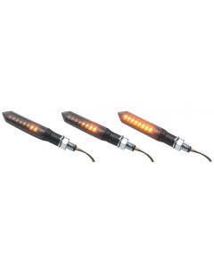 Paire de clignotants moto Leds séquentiels BRAZOLINE KONNY