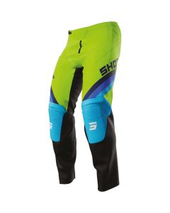 Pantalon cross SHOT KID RAW TRACER GREEN