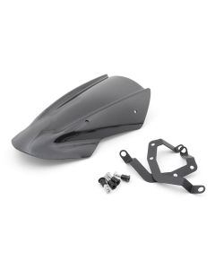 Saute vent moto haute protection SMB KAWASAKI Z650 2017 - 2019 Noir