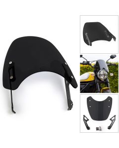 Saute vent moto SMB MOTO PARTS DUCATI SCRAMBLER 2015 - 2020 Noir