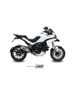 Silencieux moto MIVV OVALE TITANE DUCATI MULTISTRADA 1200 2010 - 2014