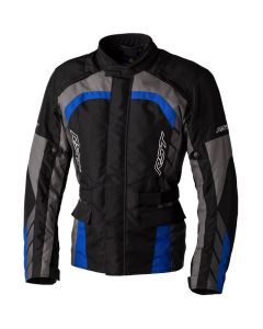 Veste moto RST Alpha 5 CE textile noir bleu