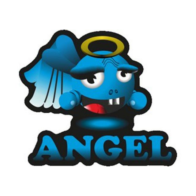 Label déco moto ANGEL