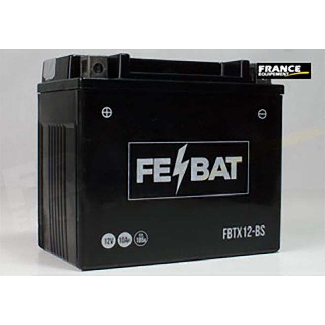 Batterie moto FRANCE EQUIPEMENT FE-BAT FBTX12-BS