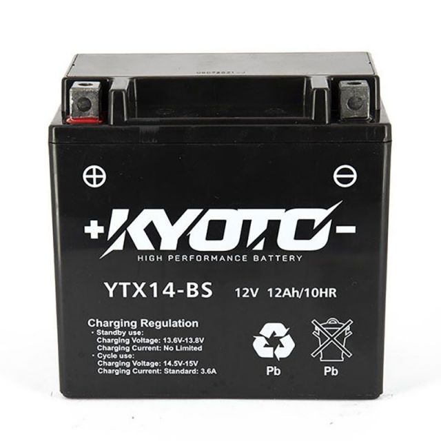 Batterie moto KYOTO GTX14-BS gel sans entretien