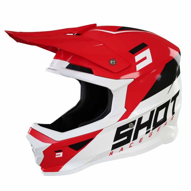 Casque cross SHOT FURIOUS CHASE Red White