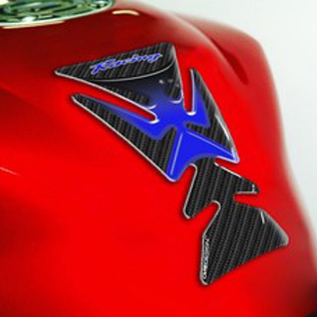 Protège réservoir moto PRINT RACING Bleu