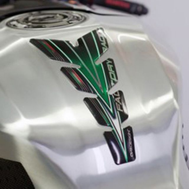 Protège réservoir moto PRINT FACTORY Vert