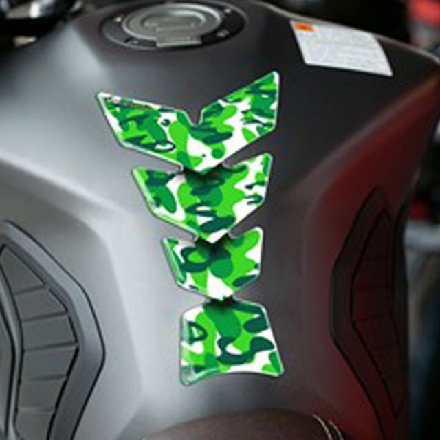 Protège réservoir moto PRINT CAMOUFLAGE Vert