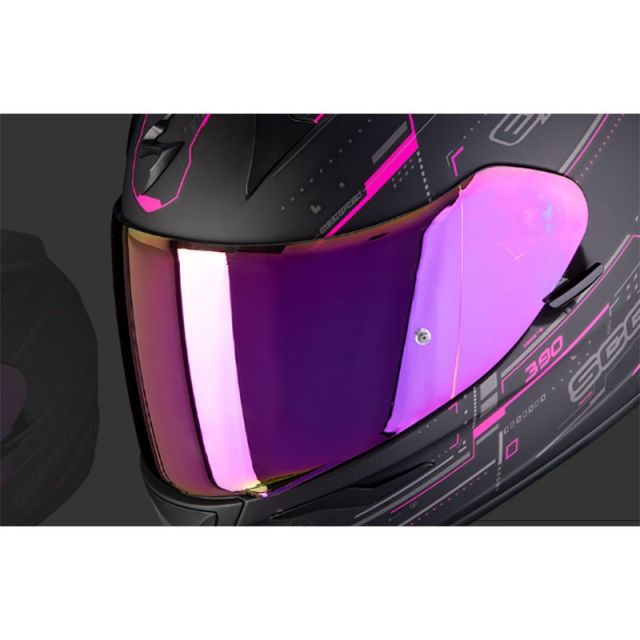 Ecran visiere casque intégral moto SCORPION EXO 390 410 510 710 1200 2000 Air Violet