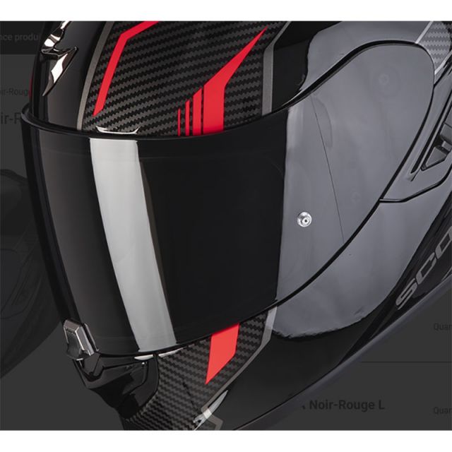 Ecran visiere casque intégral moto SCORPION EXO 520 1400 R1 Air Dark