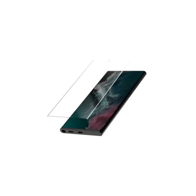 Protection écran verre trempé Quad Lock Samsung S21 Ultra
