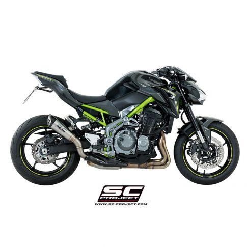 Silencieux moto SC PROJECT S1 TITANE KAWASAKI Z900 Z900 A2 2017 - 2019