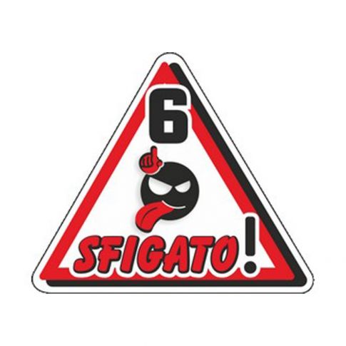 Label déco moto 6 SFIGATO