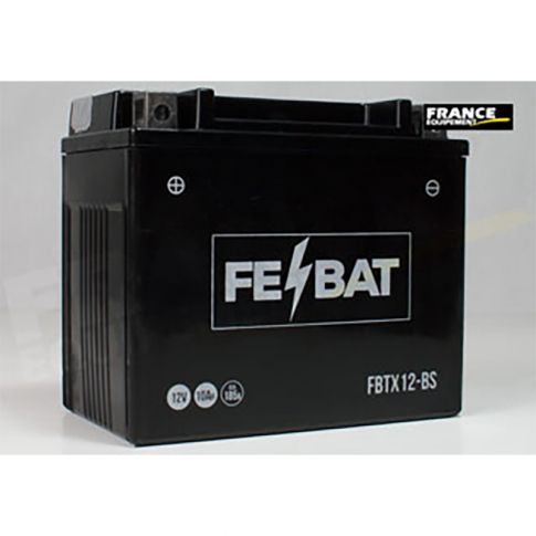 Batterie moto FRANCE EQUIPEMENT FE-BAT FBTX12-BS
