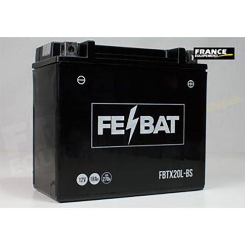 Batterie moto FRANCE EQUIPEMENT FE-BAT FBTX20L-BS