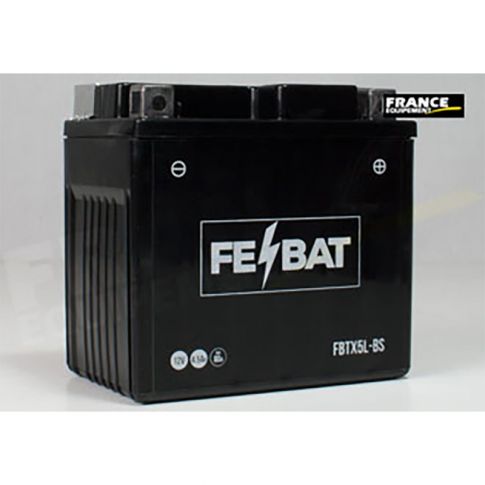 Batterie moto FRANCE EQUIPEMENT FE-BAT FBTX5L-BS