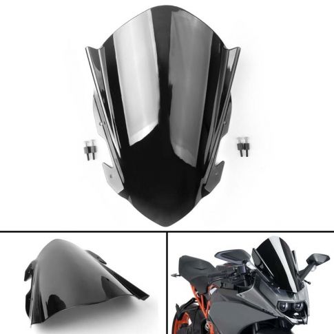 Bulle moto SMB MOTO PARTS KTM RC 125 200 390 2014 - 2020 Noir