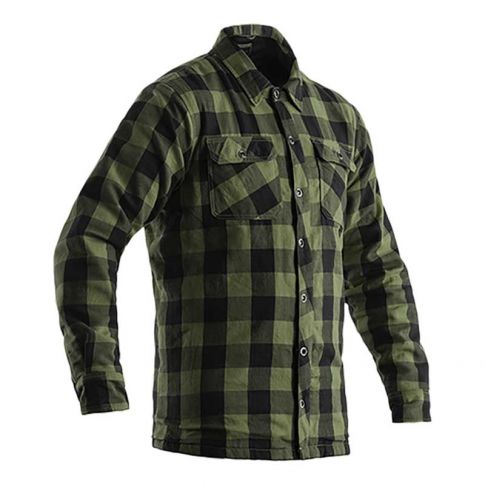 Chemise moto RST x Kevlar® Lumberjack textile vert