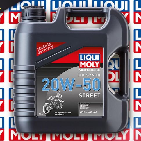 Huile moteur moto LIQUI MOLY Street 4T 20W50 100% synthèse 4L