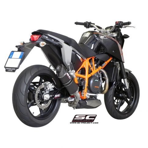 Silencieux moto SC PROJECT OVAL Titane KTM 690 DUKE 2012 - 2019