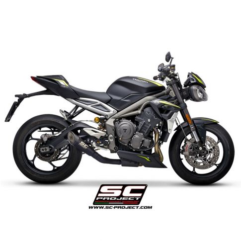 Silencieux moto SC PROJECT S1 Titane TRIUMPH STREET TRIPLE 765 S - R - RS 2020