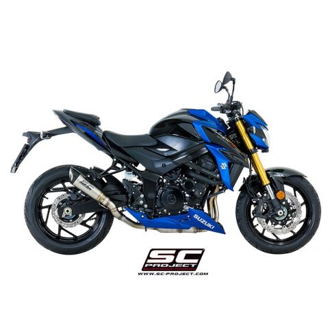Silencieux moto SC PROJECT S1 Titane SUZUKI GSXS 750 2017 - 2020