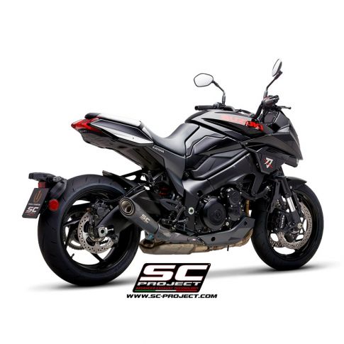 Silencieux moto SC PROJECT S1 INOX NOIR SUZUKI KATANA 1000 2019 - 2020