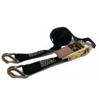 Paire de sangles moto NOIRE BRAZOLINE