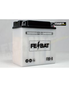 Batterie moto FRANCE EQUIPEMENT FE-BAT FB9-B acide