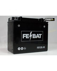 Batterie moto FRANCE EQUIPEMENT FE-BAT FBTX20L-BS acide sans entretien