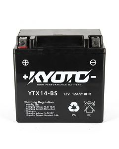 Batterie moto KYOTO GTX14-BS gel sans entretien