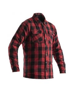 Chemise moto RST x Kevlar® Lumberjack textile rouge