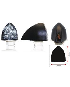 Clignotants moto V PARTS Profil LED noir universel