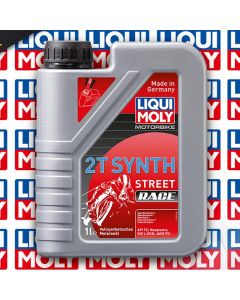 Huile moteur moto LIQUI MOLY Street Race 2T 100% synthèse 1L