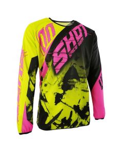 Maillot cross Shot Squad Lime Neon Rose