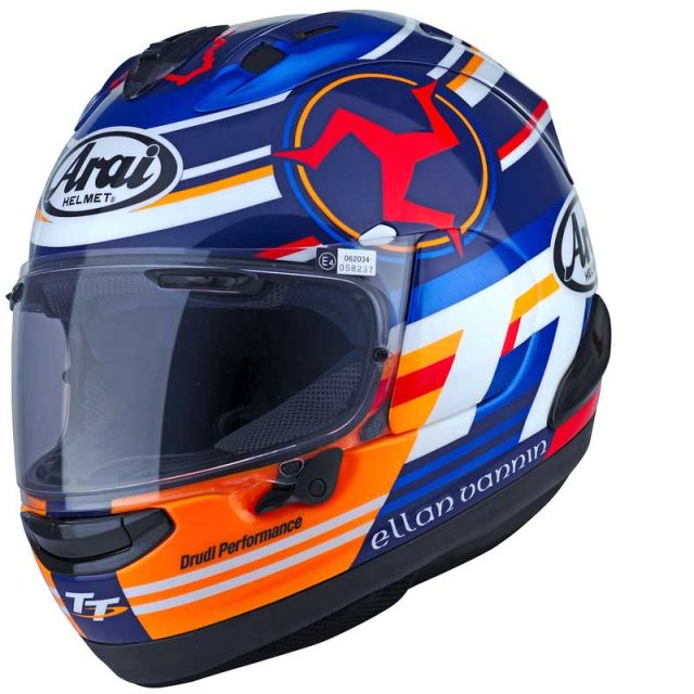 Casque moto ARAI RX-7V EVO IOM TT 2024 S