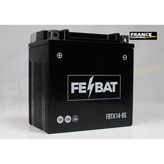 Batterie moto FRANCE EQUIPEMENT FE-BAT FBTX14-BS